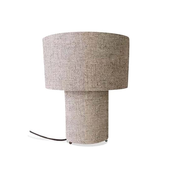 Lampe Cybille en lin - 28x23 cm