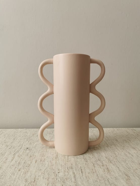 Vase Domy rose - seconde main état neuf – Image 2