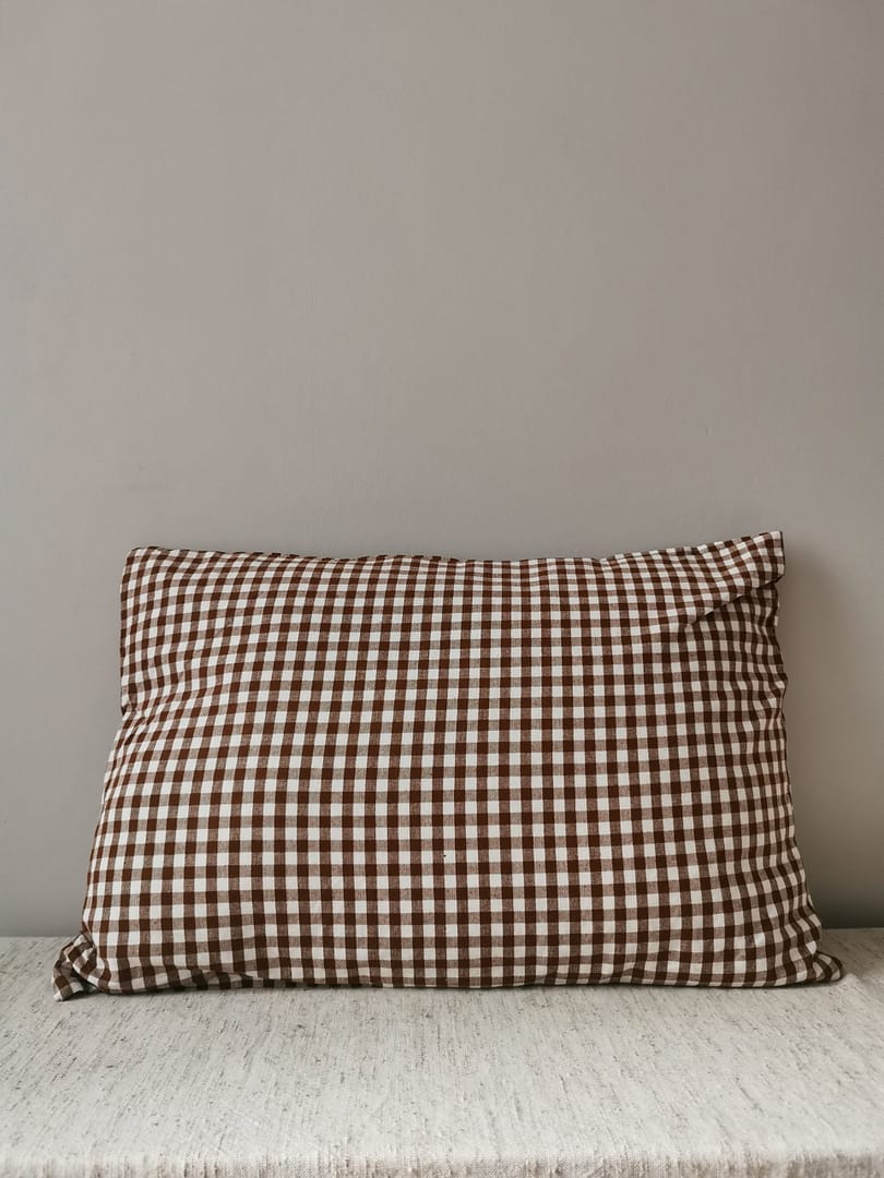 Coussin Vichy - 60x40 cm – Image 4
