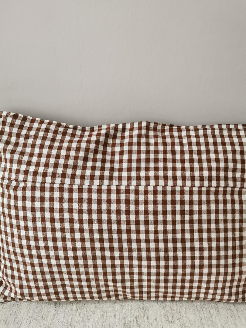 Coussin Vichy - 60x40 cm – Image 3