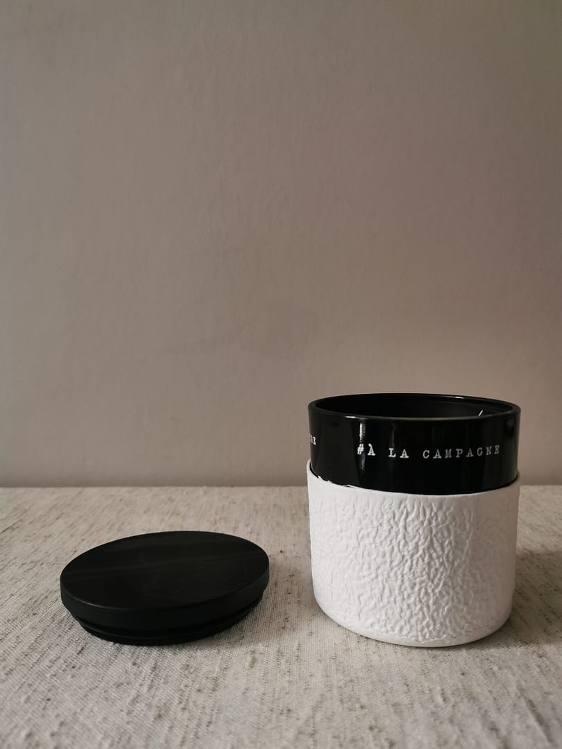 Bougie haut de gamme 100% soja – Feu de Bois - Récipient réutilisable – Image 5